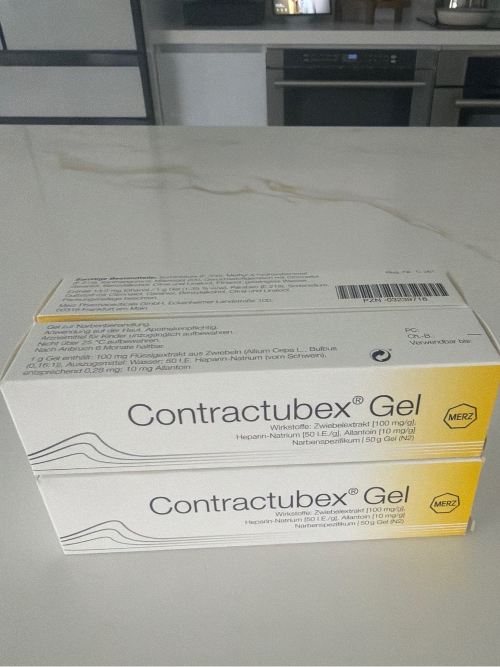 50 g , Contractubex Gel in White and Yellow